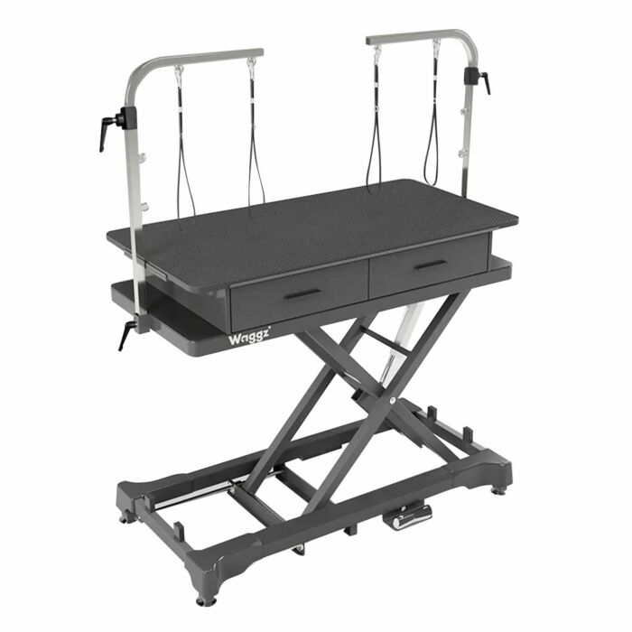 waggz-store-low-electriccordless-dog-grooming-table-with-drawers-black.jpg Waggz Store-Low Electric/Cordless Dog Grooming Table with Drawers Black - Slika 1