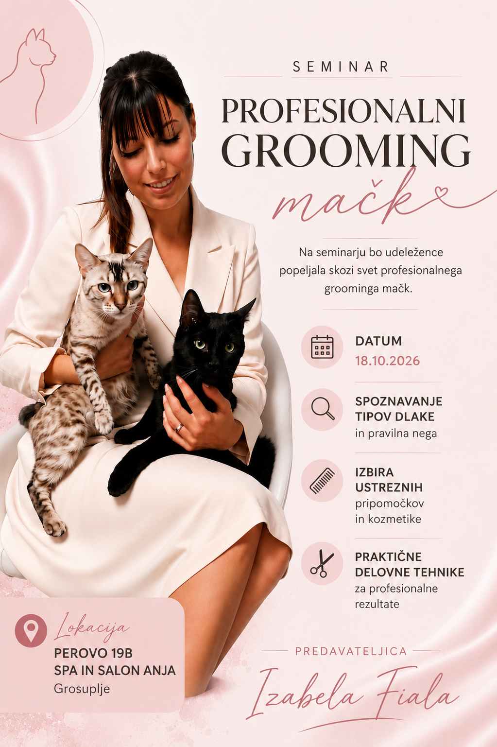 Groomingmack Profesionalni grooming mačk - slika 1